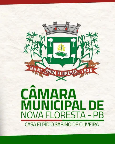 Aqui está nossa nova identidade visual! 🏛️💥 A Câmara Municipal de Nova Floresta renov...