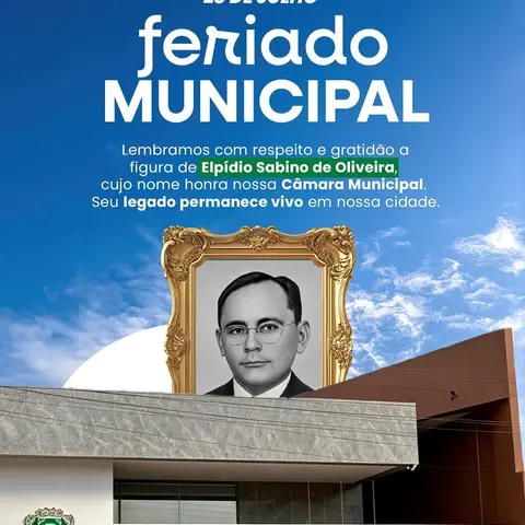 🕊️ Neste 28 de julho, a Câmara Municipal de Nova Floresta presta homenagem à memória d...