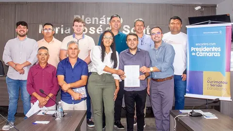 O presidente da câmara, José Faustino, participou do encontro de Presidentes de Câmaras do Curimataú e Seridó Paraibano.