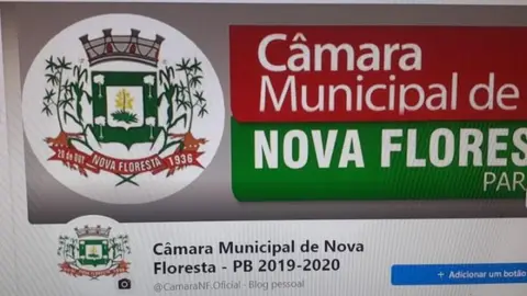 Página Oficial da Câmara Municipal de Nova Floresta
