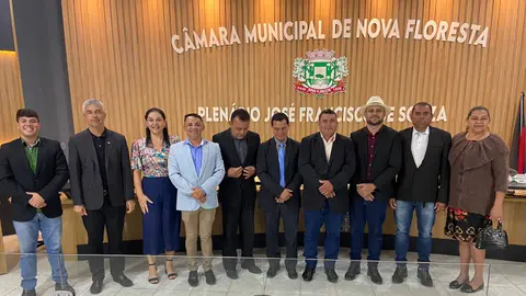Vereador Gean Cabeleireiro Assume Vaga na Câmara Municipal de Nova Floresta.