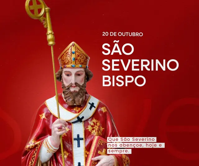 Câmara de Nova Floresta publica mensagem sobre São Severino Bispo