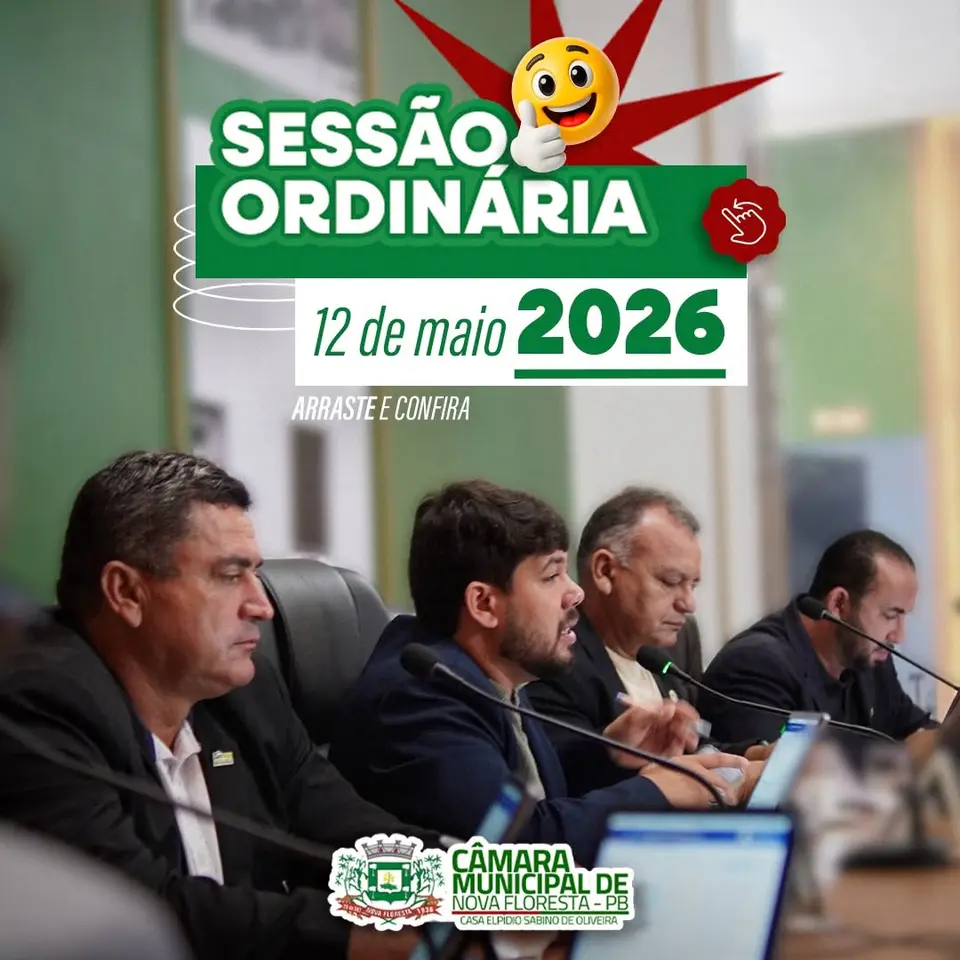 Câmara de Nova Floresta: Melhorias viárias e cidadania em pauta na sessão