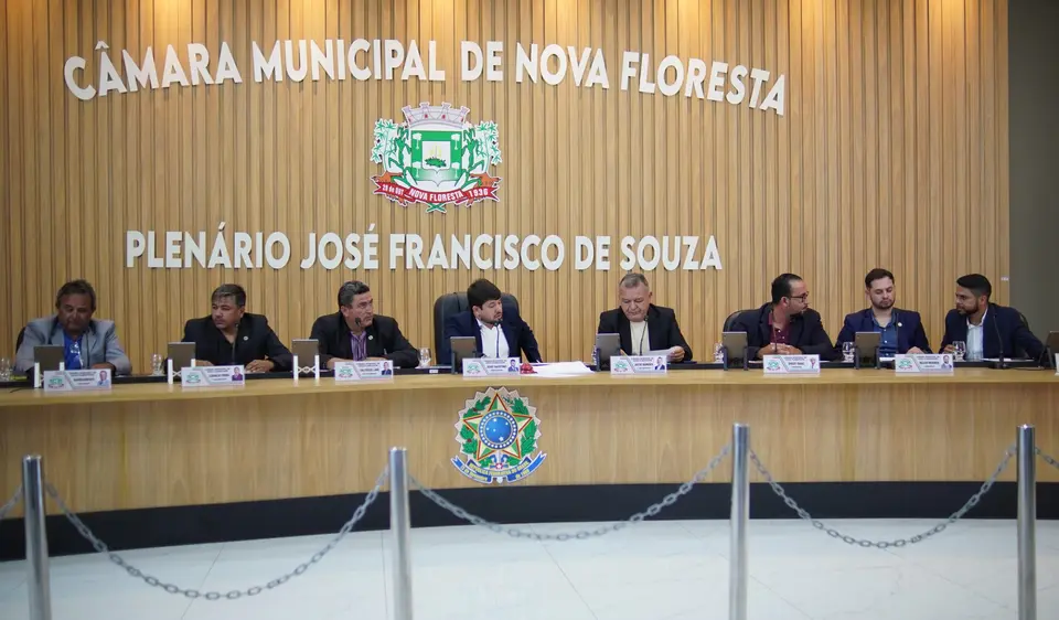 Câmara Municipal de Nova Floresta realiza mais uma Sessão Ordinária com pautas relevantes para a população