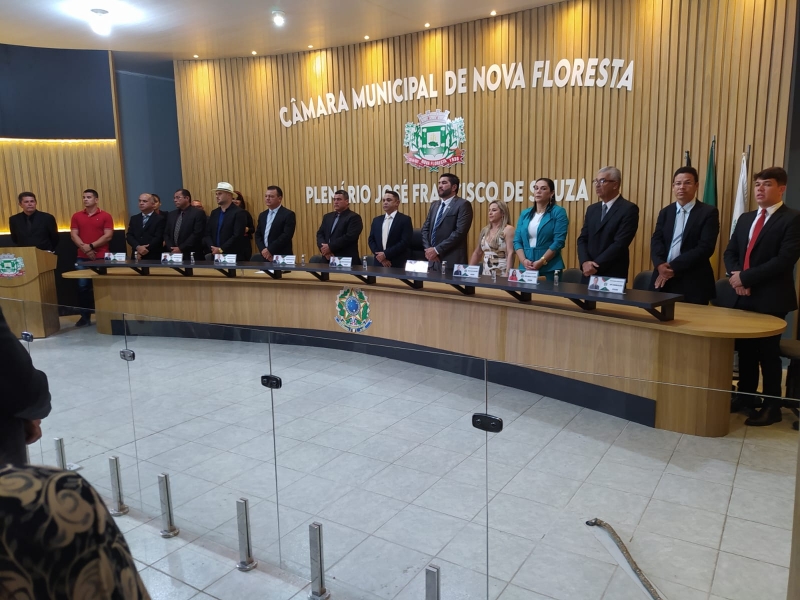 Inaugurada oficialmente novo Plenário da Sede da Câmara Municipal De Nova Floresta