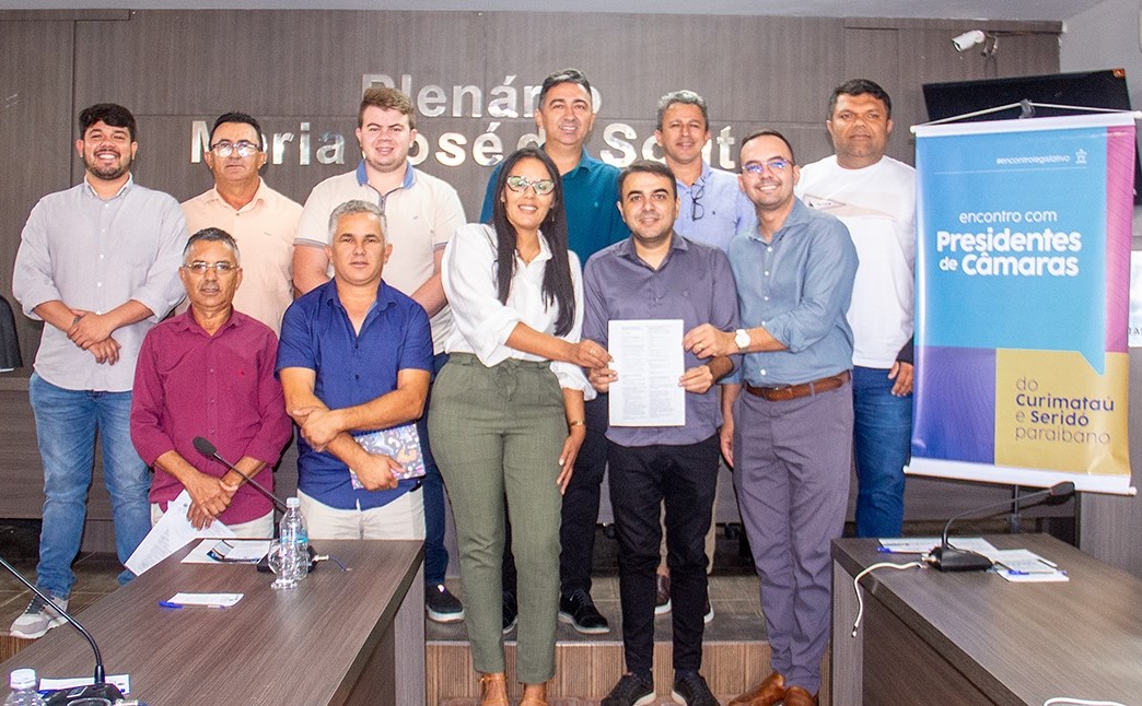 O presidente da câmara, José Faustino, participou do encontro de Presidentes de Câmaras do Curimataú e Seridó Paraibano.