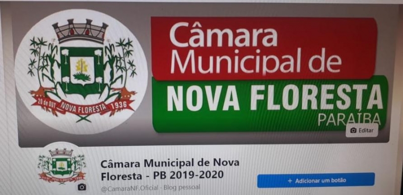 Página Oficial da Câmara Municipal de Nova Floresta